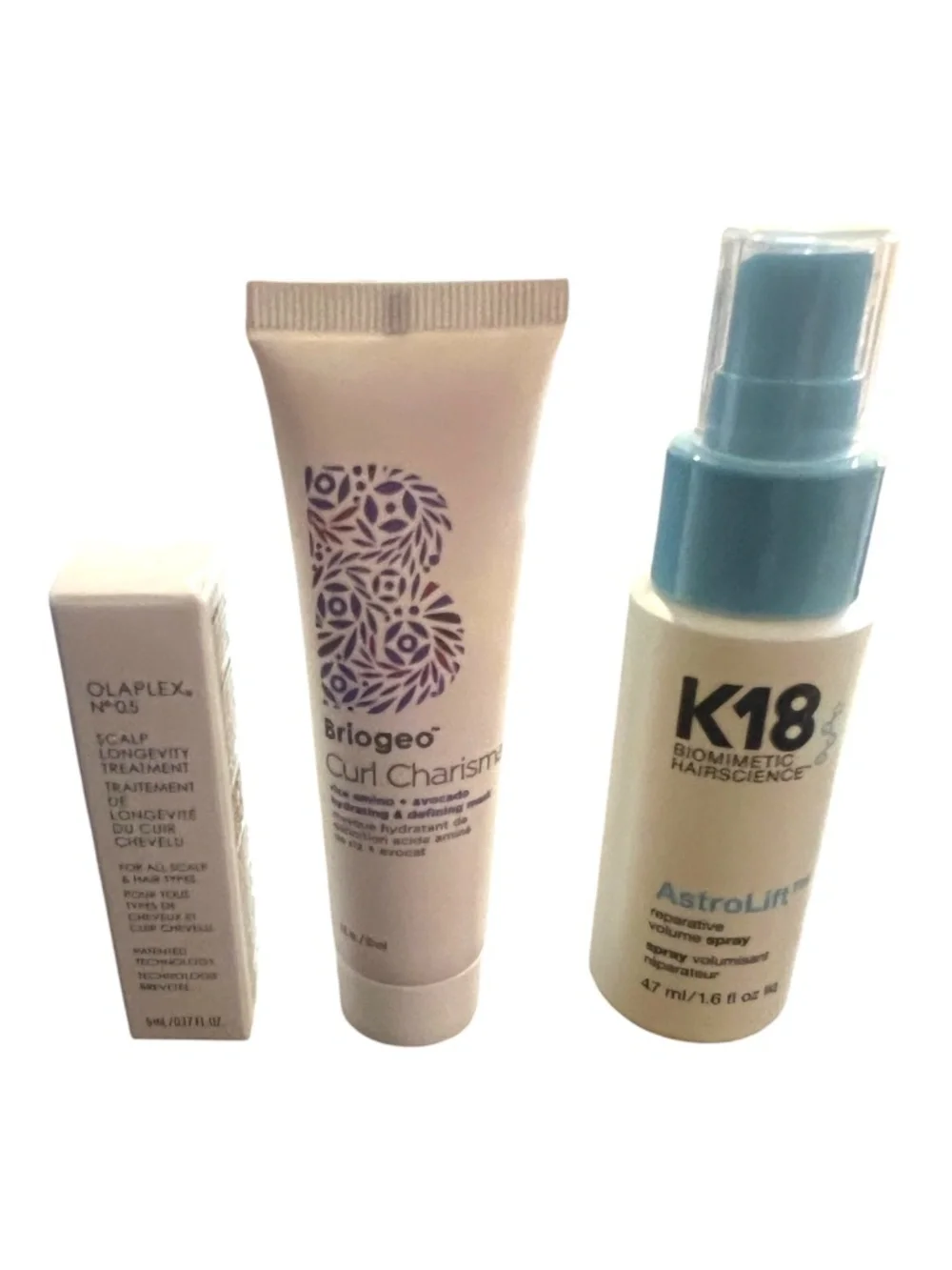 Luxury Haircare Bundle K18 Olaplex Briogeo UNOVE R+Co + Scrunchie NWT - Picture 3 of 6